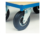 Shelf Trolley Pneumatic tyred Castor 200mm Dia.