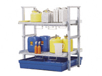 Small Container Stackable Rack Kit & Polysafe Sump