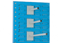 Hook on Tube spigot for louvre panels
