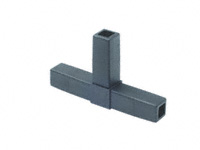 3 way flat joint 25mm square tube connector