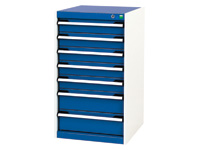 Workshop cabinet, 7 drawers