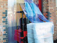External Door PVC strip Curtain 7.5m max Height