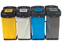 4 Recycler Stands & 4x100 bags - specify colour