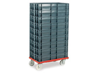 Euro Container Dolly c/w 9 containers