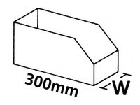 Metric fibreboard K-Bins 300mm x 250mm