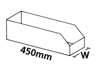 Metric fibreboard K-Bins 450mm x100mm