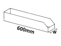 Metric fibreboard K-Bins 600mm x 200mm