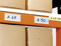S/A label holders 50mm x 80mm (pack 100)