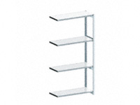FST shelving, 2000x1000x400 extension bay, open