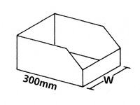 Metric fibreboard Jumbo K-Bins 300mm x 300mm