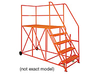Single ended Access Platform 9 treads inc platform
