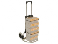 Fold flat aluminium truck with 90kg capacity
