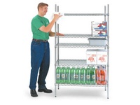 Chrome Wire Shelving