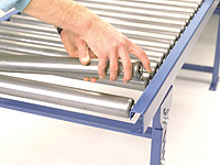 System 25 1.5m x 300mm gravity roller conveyor