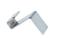 Adjustable shelf clip 25mm square tube system