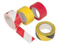 Self adhesive floor marking tape, green/white