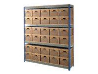 Speedrax document storage shelving 2m single deep