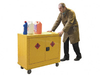 Mobile Hazardous Material Cabinet 1040x900x460