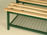 Mesh Shoe Rack option for all DS15 Double Benches
