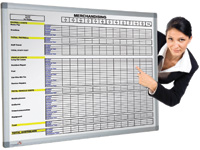 Magnetic White Board 1200 x 1500, Design Printed
