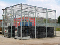 Maxibox No.5, secure storage unit, galv. Finish
