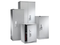 Fire Resistant security cabinet with 24 shelves