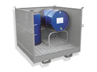Enclosed Stackable Drum Bund 4 x 205 ltr