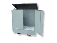 Enclosed Drum Store 4 x 205 ltr drum capacity