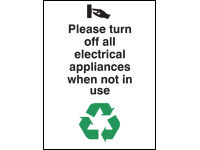 Rigid pvc energy saving label