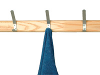 Extra powder coat Steel Hook for hat / coat rails