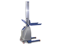 Mini Electric Stacker 200kg capacity, 2000mm lift