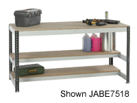 Just Bench 2400x900 with 2 lower shelves
