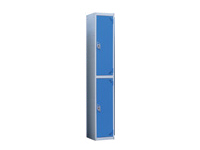 2-Door Steel Locker 1800x300x450mm