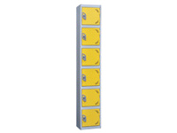6-Door Steel Locker 1800x380x380mm