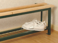 Mesh Shoe Rack option for all M15 benches