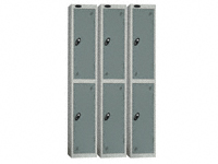 Probe locker two door nest of 3 15x15