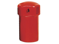 Spacebin polyethylene Waste Bin, galvanised liner
