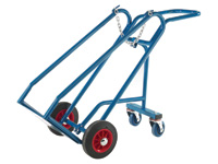 Single cylinder trolley rear wheels attachment