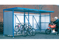 Cycle Shelter extension clad back