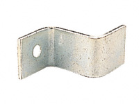 Bench / trolley cladding clip 25mm square tube