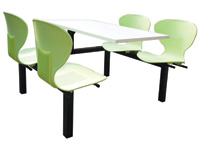 Bubble Fast Food Unit - 6 seats with single entry